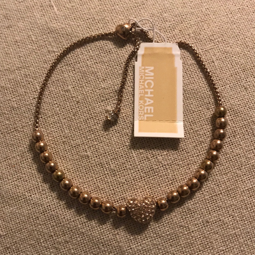 MICHAEL KORS “PAVE HEART” BRACELET - Picture 2 of 7